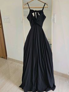 Berrylush Black Cut Out Maxi Dress
