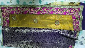 Lengha Saree With 2 Blouse
