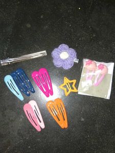 Assorted Hair Clips & Barrettes Set