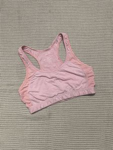 Pink Sports Bra