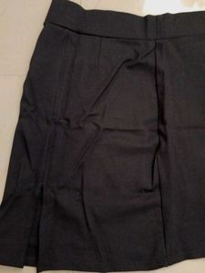 Black A-Line Mini Skirt