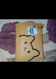 Cute Bear Wallet with Charm