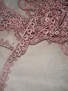 Pink Tassel Dupatta Trims
