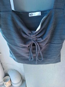 Cute Black Crop Top
