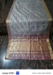 Elegant pure silk organza saree