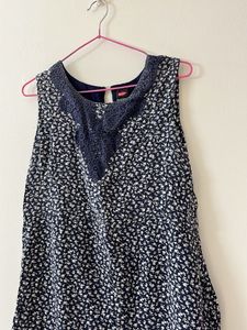 Floral Print Sleeveless Dress
