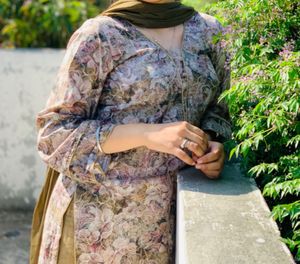 Floral Print Kurta Set