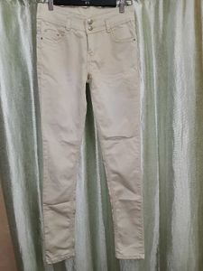 Women Beige skinny Pants