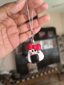 Cute Onigiri Hello Kitty Charm