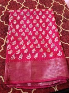 pink saree