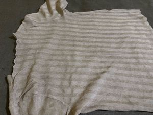 Sheer Striped Short Sleeve Top