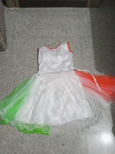 Tricolor fancy Dress