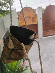 Gold Ethnic Tote Bag
