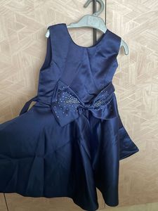 Satin Blue Frock
