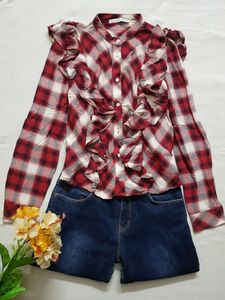 🆕💗 Zara Red Top