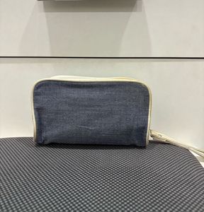 Dior Denim Makeup Bag