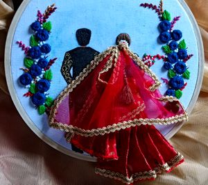 Wedding Hoop Embroidery