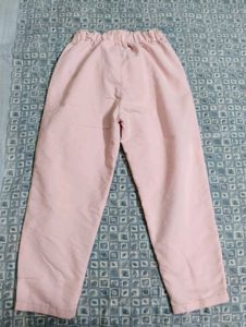 Pink Paperbag Waist Pants