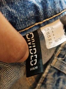 H&amp;M Blue Cargo Jeans