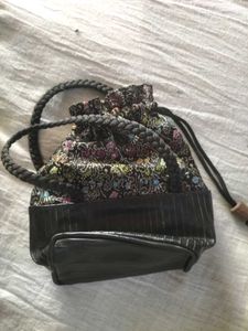 Vintage Floral Drawstring Hobo Bag💕