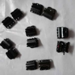 Set of 10 Small Black Hair Clips