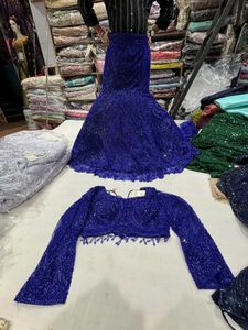 Exquisite heavily beaded cocktail Lehenga Choli