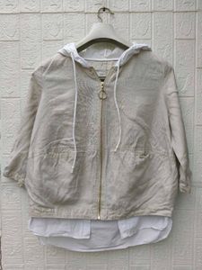 New with tag Korean Lightweight Zip-Up Hooded Jack