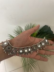 Oxidised Mirror Choker