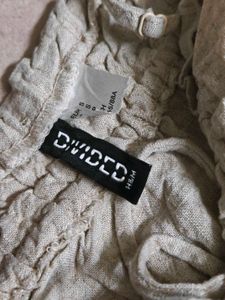 Crinkle Detail Crop Top