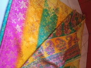 Multi Color Silk Saree