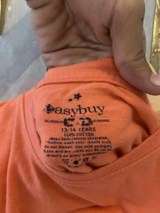 Orange Crew Neck T-Shirt