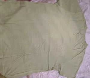 💐Olive Green Basic T-Shirt