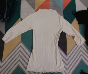 Ribbed Mock Neck Top