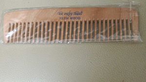 New Neem wood comb