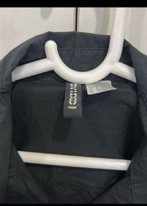 Black Short Sleeve Drawstring Top