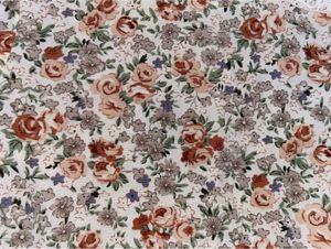 SHEIN Baby Girl Floral Print Dress with Lace Colla