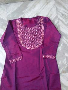 Elegant Embroidered Kurta Set