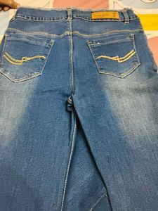 Denim bootcut blue jeans