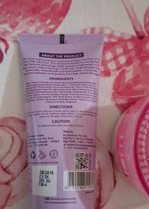Berry Bright Sunscreen SPF 50 And plum gel cream