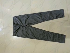 Men's Grey Formal Trousers