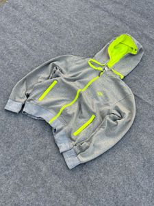 Nike Grey Zip-Up Hoodie