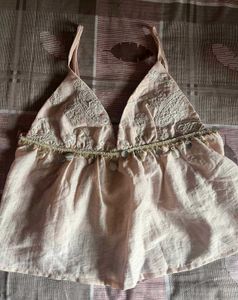 Boho Chic Embellished Crop Top