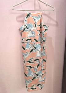 Floral Print Midi Dress| Size XS