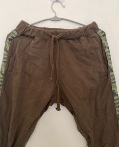 Olive Stripe Joggers