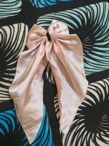 Elegant Satin Bow Hair Clip