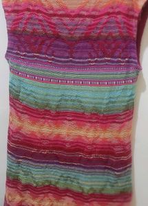 Vibrant Geometric Patterned dress
