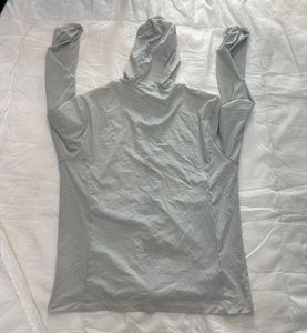 Lightweight Grey Stretchable Hooded Jacket