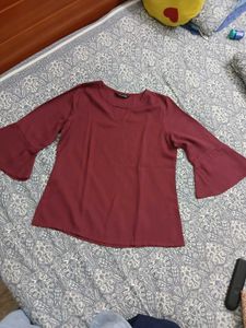 Faballey Maroon Top