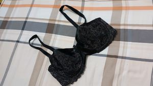 Lace And Velvet Designer Bra