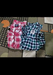 woMen's Plaid Shirts - Pack of 2
